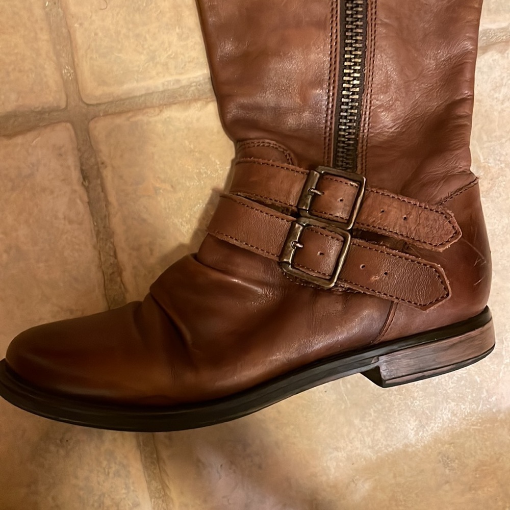 Brown Steve Madden Riding Boot - Picture 4 of 11